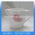 Alta calidad handpainting cerámica taza de gallo, taza de gallo
